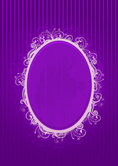 Illustration of a violet frame