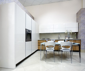 Luxurious kitchen in showroom 3  