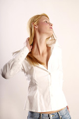 young blond woman