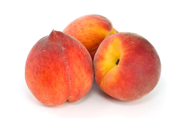Three tasty peaches