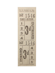 An Old British Bus Ticket. © daseaford