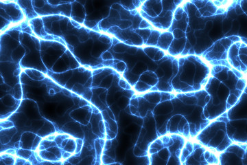 Blue Electrical Storm