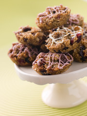 Fruit Nut and Chocolate Flapjack Cakes