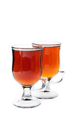 Tea cups (Isolated on white)