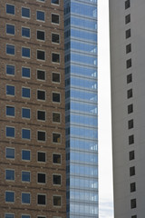 Three modern skyscrapers