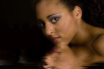 Glamour african girl
