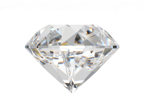 Front view of diamond