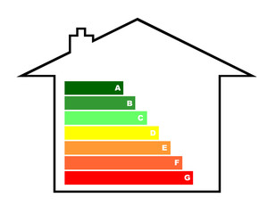 Isolated energy efficiency house