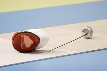 Fencing Mask And Epee