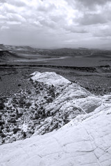 Looking down the Sandstones in to Snow Canyon - Utah