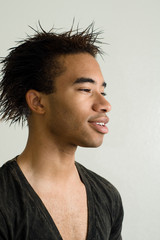 Fototapeta premium Profile of A Youth