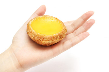 Egg Tart On Hand