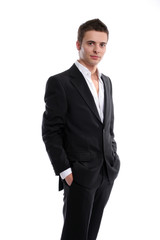 Young Businessman posing