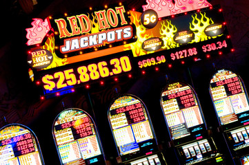 Slot machines, Las Vegas, Nevada