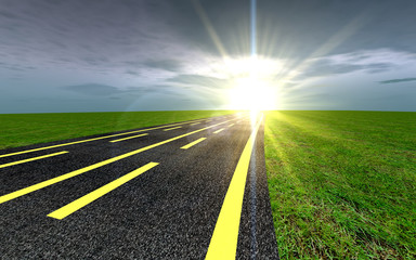 Fototapeta premium Road to Heaven