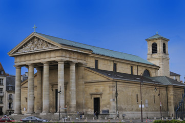 Fototapeta na wymiar église de saint-germain en laye