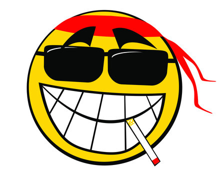 recommend clip art: Smiley Icon Smoker
