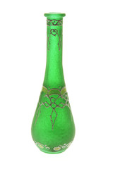 Green Glass Vase