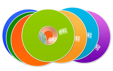 Colorful cds