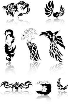 Dragon Tattoo Set