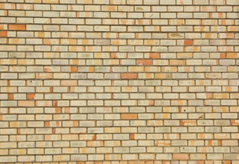 Colorful brick wall