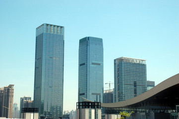 Three offices' buildings