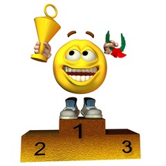 Smilie - der Sieger - the Winner