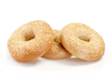 Drei Bagels