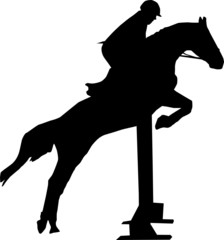 Sprungreiten Vektor © Silveryil