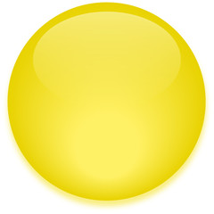 Glassy Button (yellow)