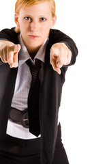 Business woman wants you