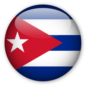 Cuban flag button