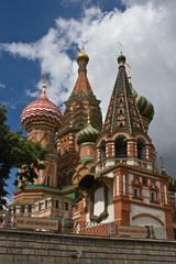 Fototapeta na wymiar St Basil Katedra, widok z południowo-wschodniej