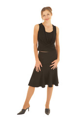 Young caucasian businesswoman