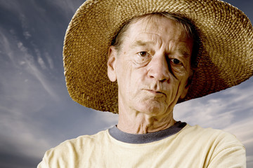 Man in a Big Straw Hat