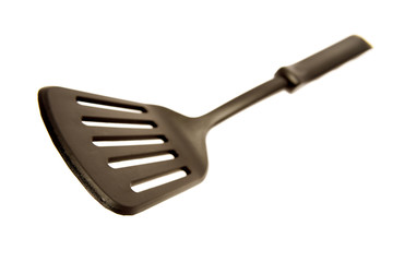 Spatula on white background