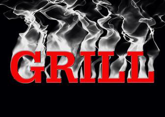 Grill Cooking Sign