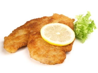 Schnitzel mit Zitrone