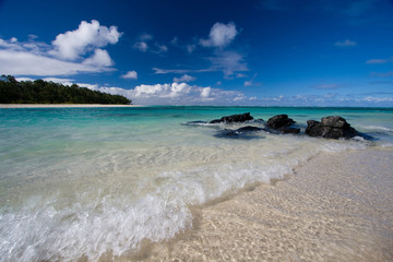 ile maurice mer turquoise plage oc&eacute;an indien paradis tropique