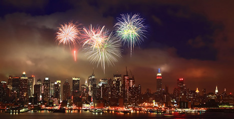 The Mid-town Manhattan Skyline