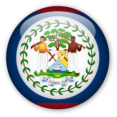 Belize flag button