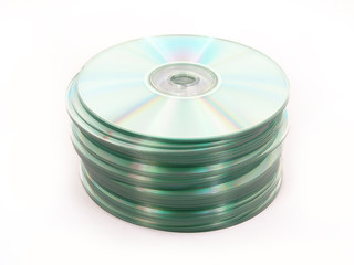 stack of cd
