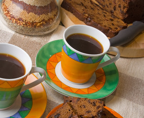 Coffee and Fruitcake