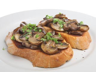 Mushrooms on Toast