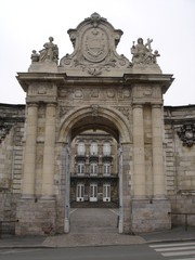 Fototapeta na wymiar Dwór w Arras (Pas-de-Calais)