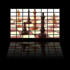 chess part on lcd live