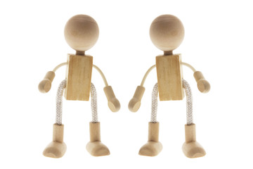 Wooden Children Figures