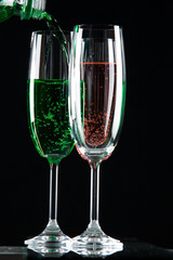 Glass And Liqid
