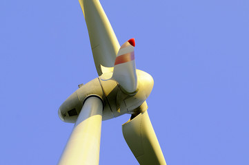 Windkraftanlage close up