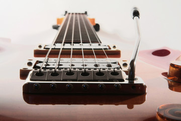Guitar bar close up